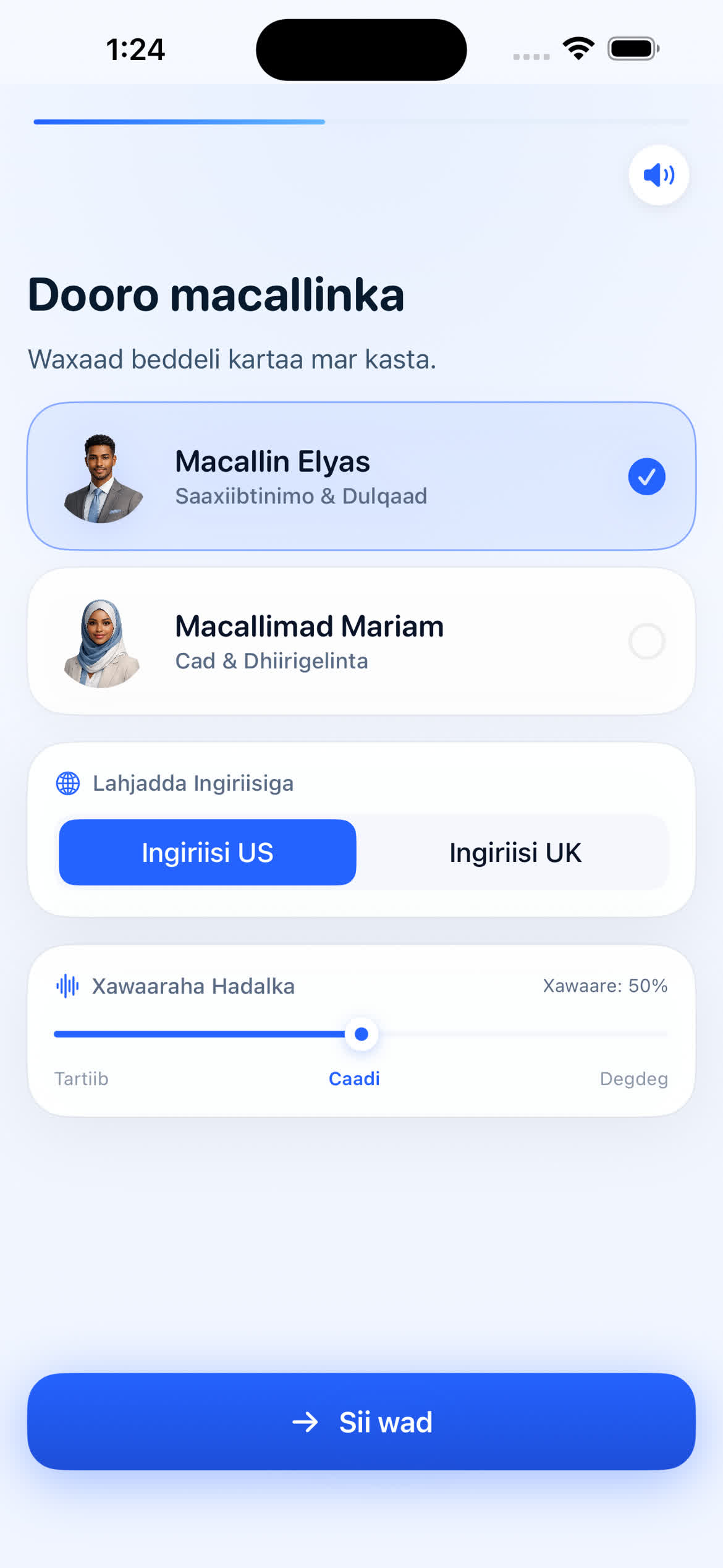 Shaashada xulashada macallinka